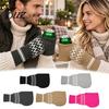 Beverage Warmer for Beer Bottles 1Pc Knit Mitten Cold Drinks, Insulated Holder Reusable Can Insulator Glove Men Women, Winter Outdoor Camping