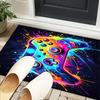 Colorful Gaming Controller Office Rug Chair Mat, Game Carpet, Suitable for Front Door, Bedroom, Living Room, Desk, Holiday Gift