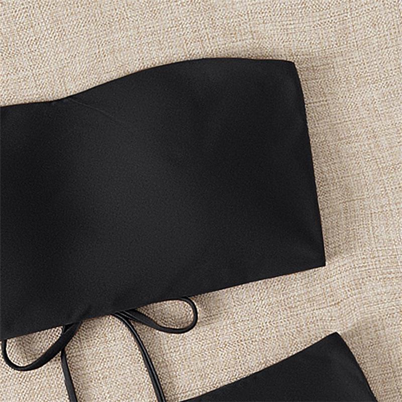 Summer Backless Tight Bikini Split Swimsuit for Women - European & American Style Nylon Swimwear