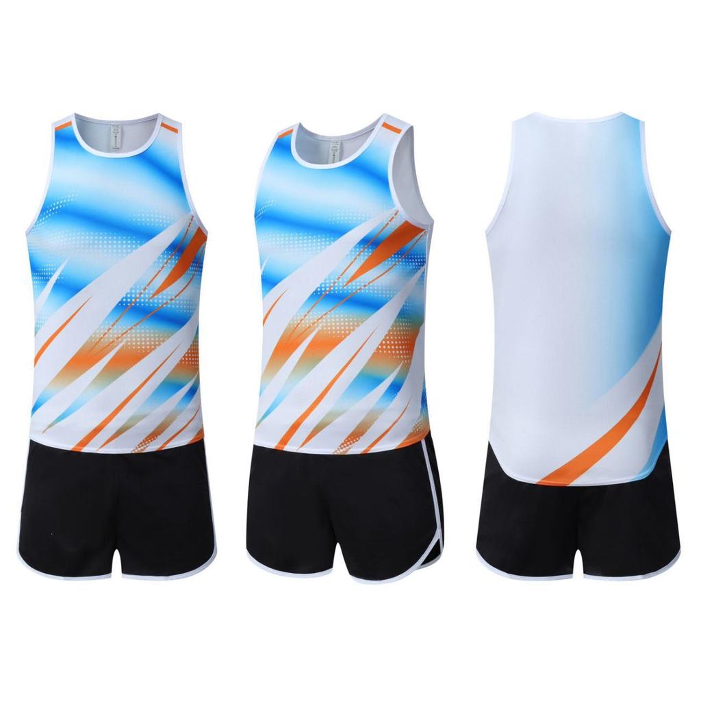 Leichtathletik-Trainingskleidung für Kinder, Wettkampfkleidung für Sportstudenten (Herren und Damen), Körpertest-Weste, Laufshirt für Erwachsene