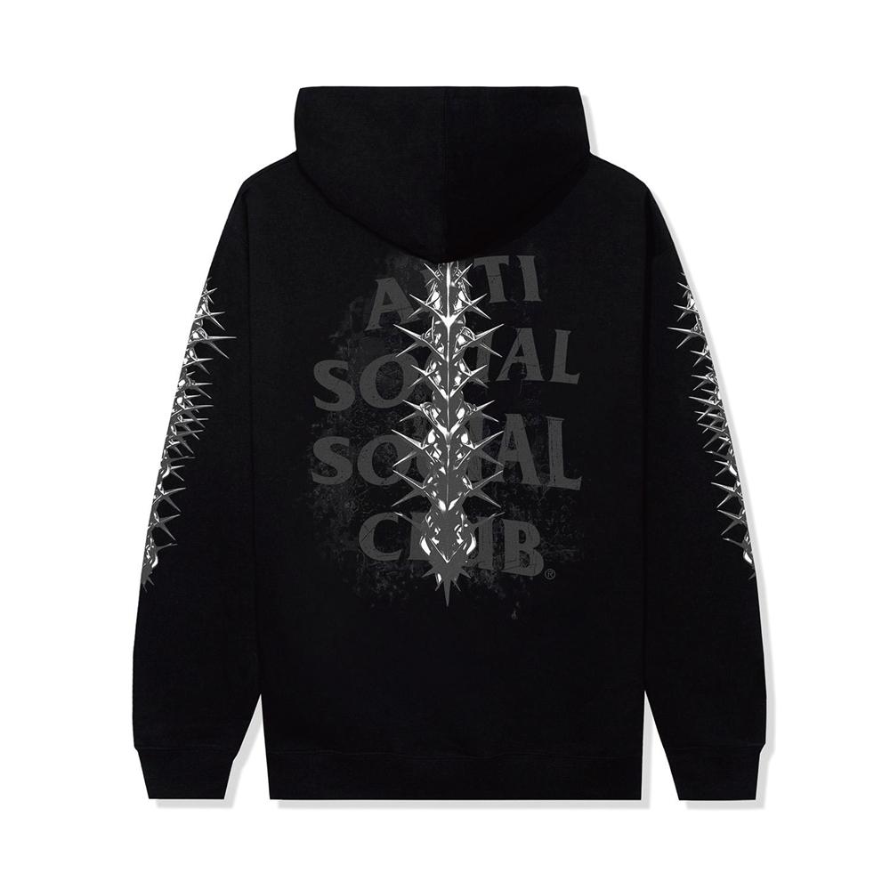 Anti Social Social Club Anguish Usa Made Hoodie Black/S