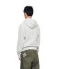 Aakam Knitted Zip-Up Hoodie (Ivory)