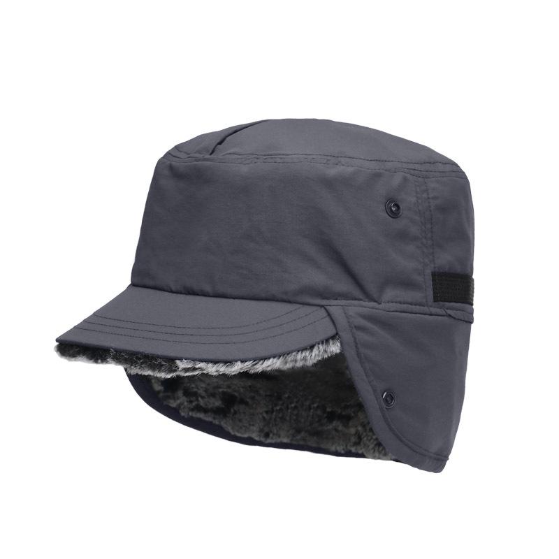 Winter Trapper Hat: Windproof Military-Style with Velvet Ear Protection for Men & Women