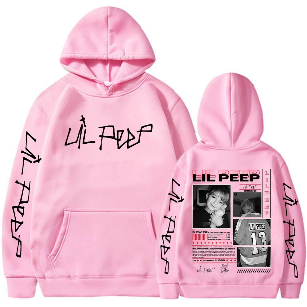 Rapper Lil Peep Hell Boy Crybaby Hoodie Men Women Hip Hop Fashion Oversized Sweatshirt Men's Casual Vintage Pullovers Streetwear