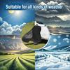 Caravan Hitch Cover - Trailer Hitch Cover With Breathable Oxford & Waterproof PVC Fabric, Adehoei 19 * 24.8 * 35" Travel Trailer Tongue Towing RV