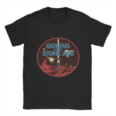 Harajuku Tričko Letní Queens of the Stone Age Novinková Trička Tričko pro Pár Y2K Základní Velká Velikost Krátký Rukáv Topy