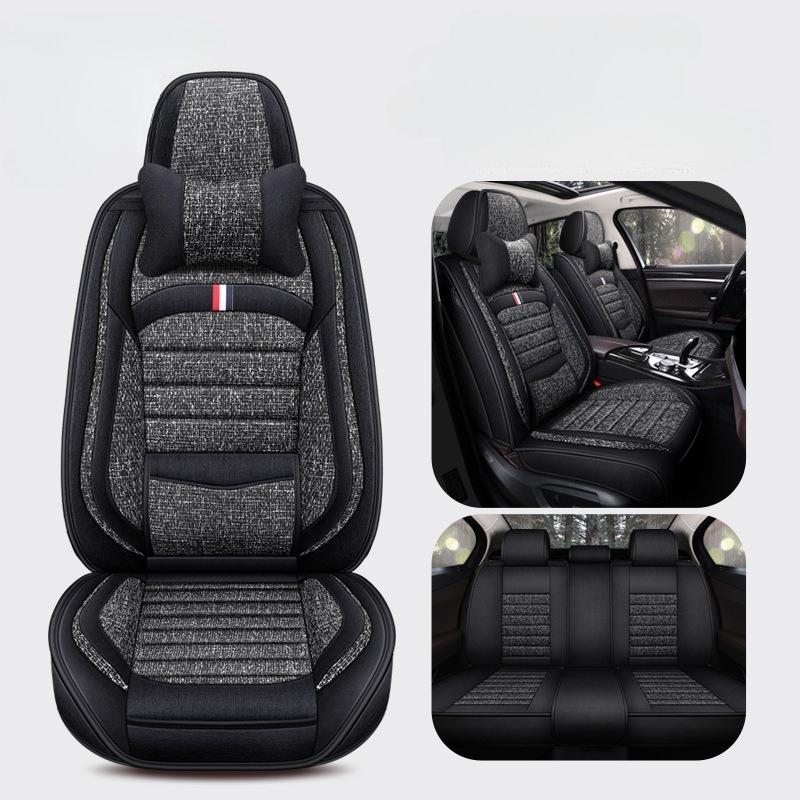 5-Seat Car Seat Covers Full Set for Front and Rear Seats, All-Season , Full Coverage, Breathable, Premium, New Model, Automotive Accessories