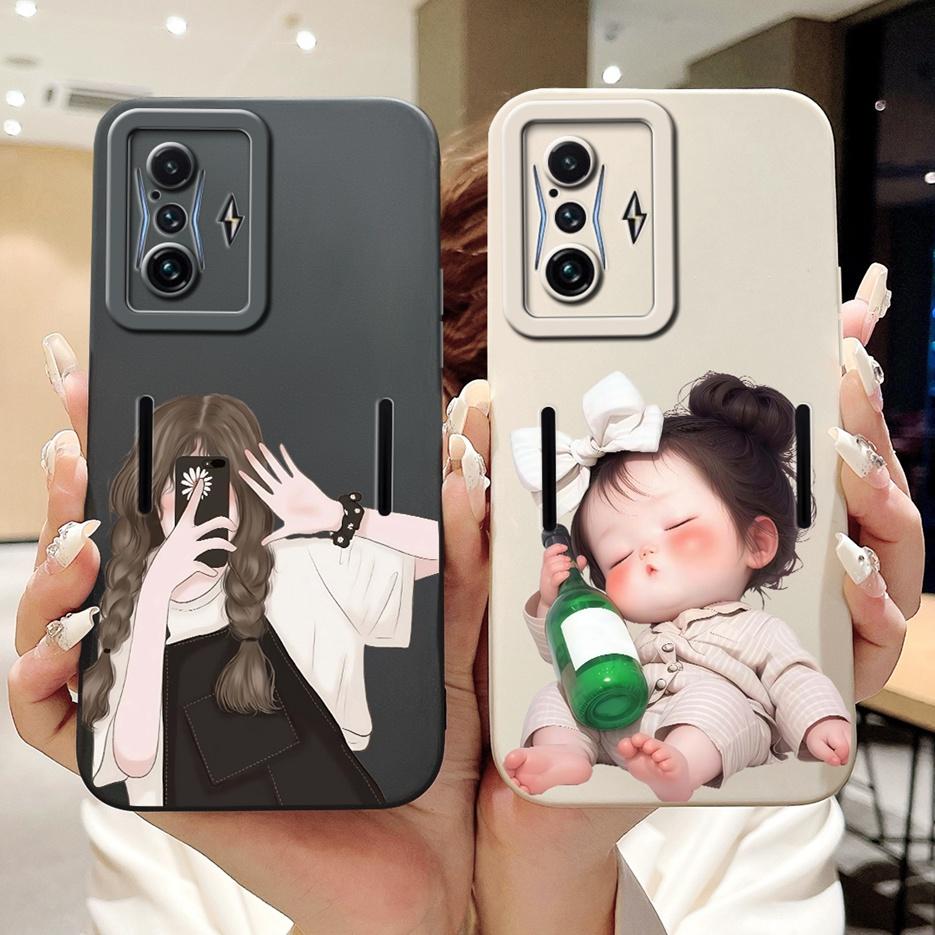 For Xiaomi Poco F4 GT Case Luxury Candy Painted Cover Shockproof Soft TPU Phone Case For Xiaomi Poco F4 PocoF4 GT 5G Fundas Bags