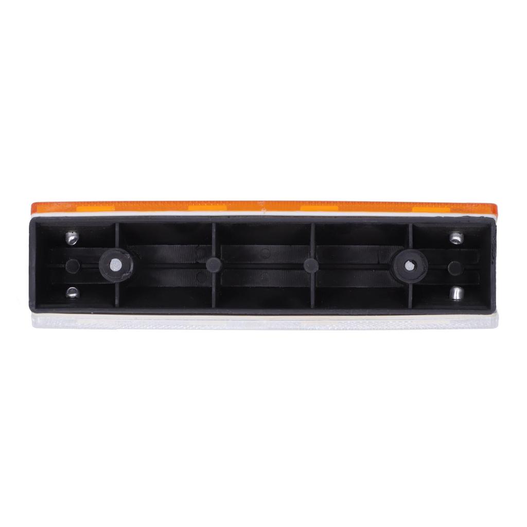 2PCS Rectangle Reflective Sign Road Stud Marker for Highway Traffic Warning Facilities(YellowWhite )