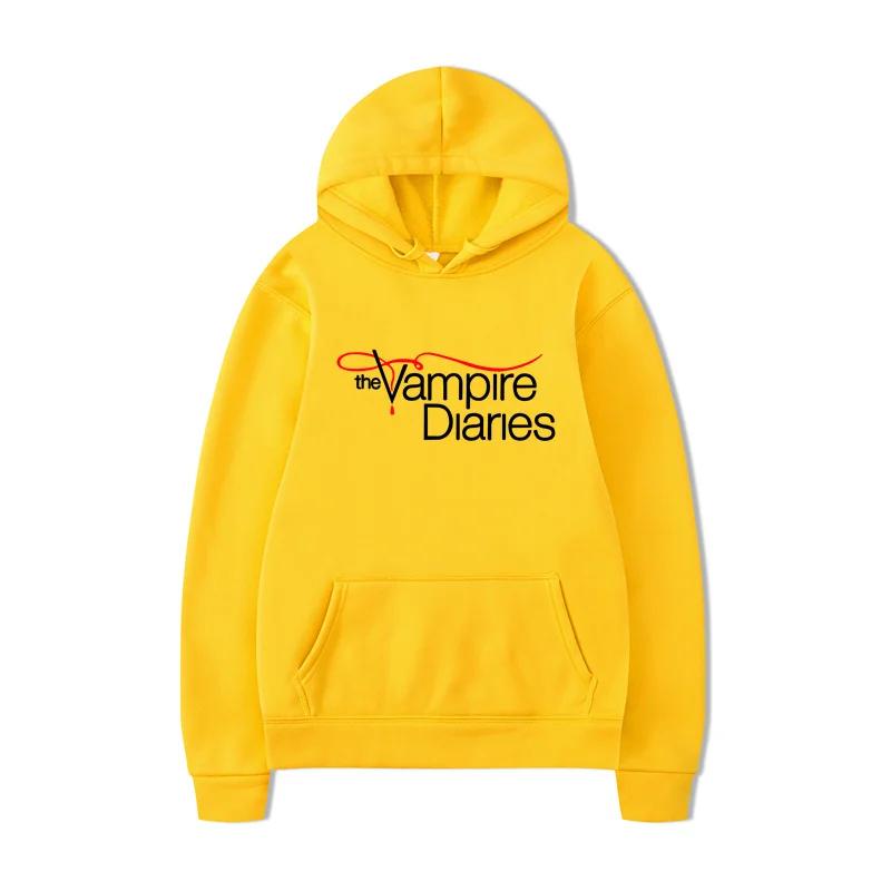 2025 Vampire Diaries Hoodie Unisex Hoodies Long Sleeve Winter Jumper Sweatshirt Boyfriend Gift Casual Hooded Coat Streetwear
