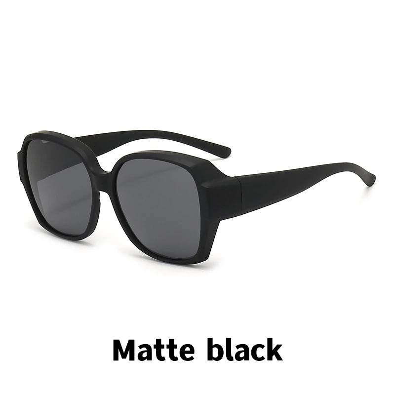 

Fashion Round Polarized Sunglasses Cover Over Myopia Prescription Glasses Portable Men Women Vintage Fishing Driving Eyewear polaried lens