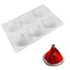 6 Cavities Mittens Cake Silicone Mold Chocolate Mousse Pastry Mould For Handmade Baking DIY Aroma Gypsum Soap Candle Model Tools