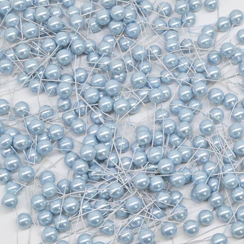 50-300Pcs Pearl Stamens Artificial Flower Small Berries Cherry For Wedding Party Gift Box Christmas DIY Wreath Home Decorations