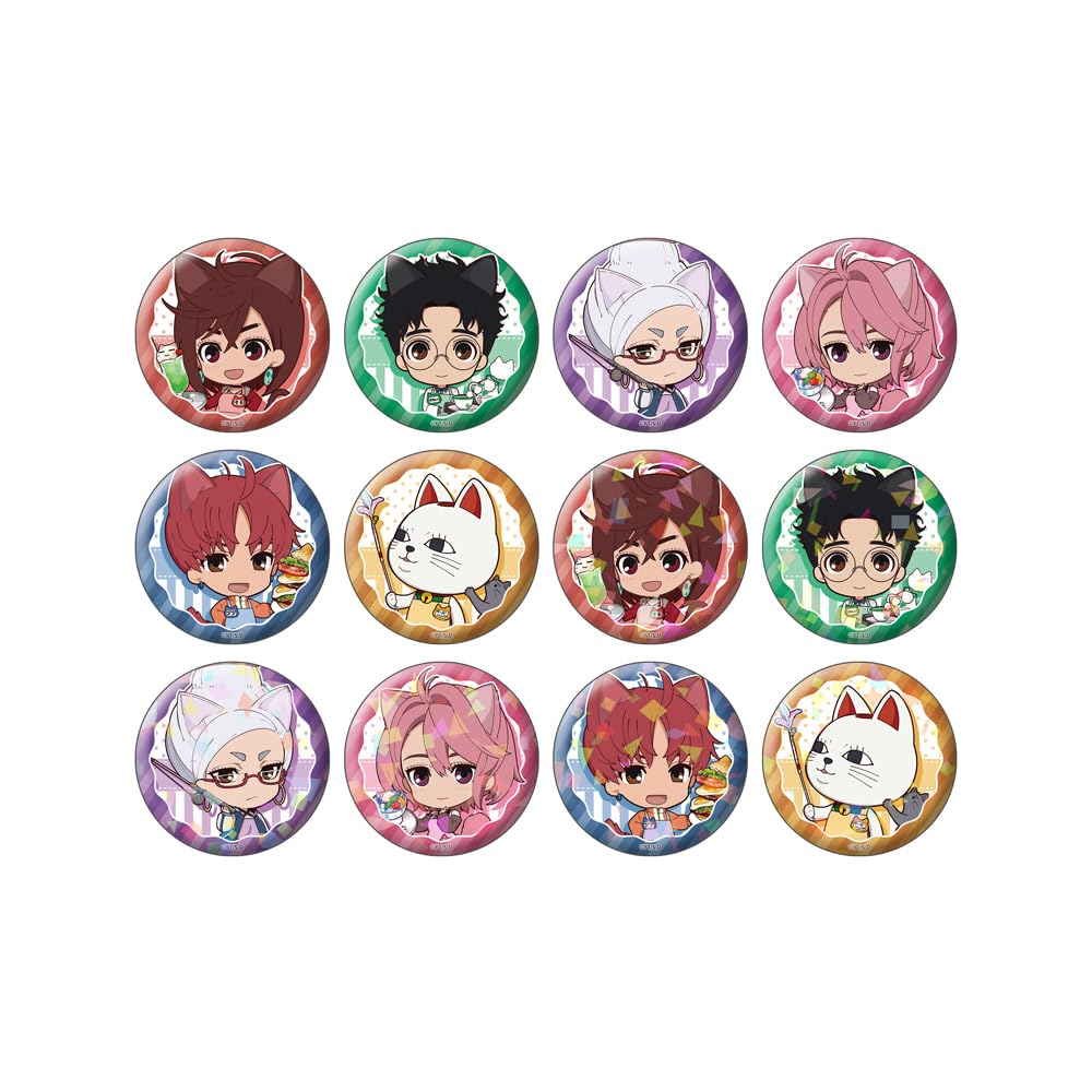 

TV Anime Dandadan Puchichoco Trading Badges Cat Cafe Box of 12