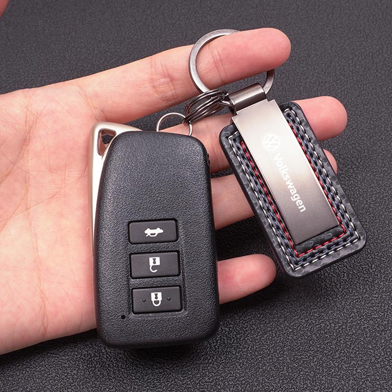 Luxury Metal Car Emblem Keyring Keychains For VW Golf Polo Tiguan Touran Jetta GTI Passat CC T5 Scirocco Arteon Magotan T-Cross RH5