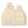 New Autumn and Winter Rock One-way Combination Fashion Printed Fleece Thickened Sweater