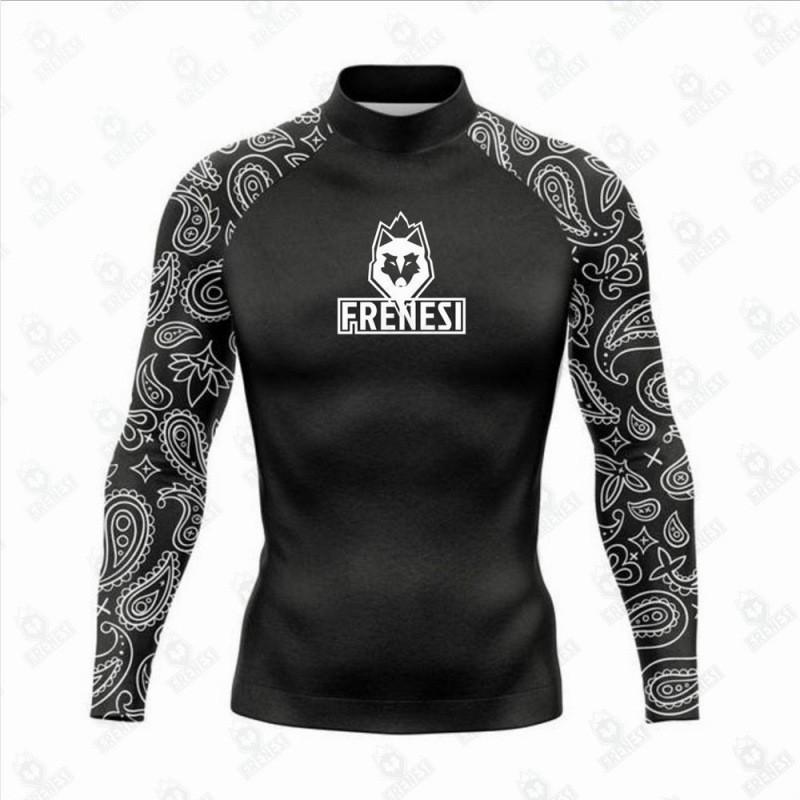 Frenesi Rash Guard Surfing Diving Swimming UPF 50 UV Protection Quick Dry Unisex Beach Sport Shirt