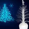 Fashion Colorful Gift Home Children Party Decoration Christmas Lamp Nightlight Xmas Tree Ornament