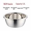 Food Grade Stainless Steel Korean Style Mixing & Prep Bowl