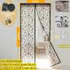 Vine Pattern Magnetic Screen Door Automatic Self-adhesive Door Curtain Mesh Door Screen  Kitchen