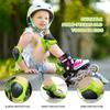 Durable And Safe 6Pcs Protective Gears Set For Kids Children Knee Pad Elbow Pads Wrist Guards Child Safety Protector Kit For Cycling Bike Skating
