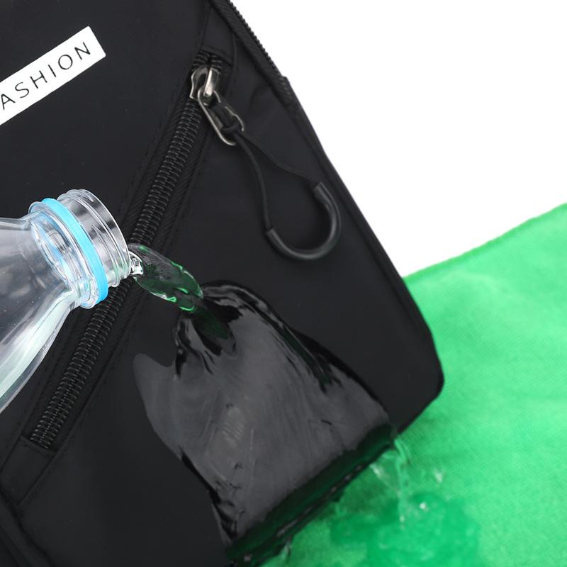 Simple Nylon Waterproof Breast Bag Outdoor Travel Shoulder Oblique Span Bag Solid Color Large Capacity Shoulder Travel Chest Bag