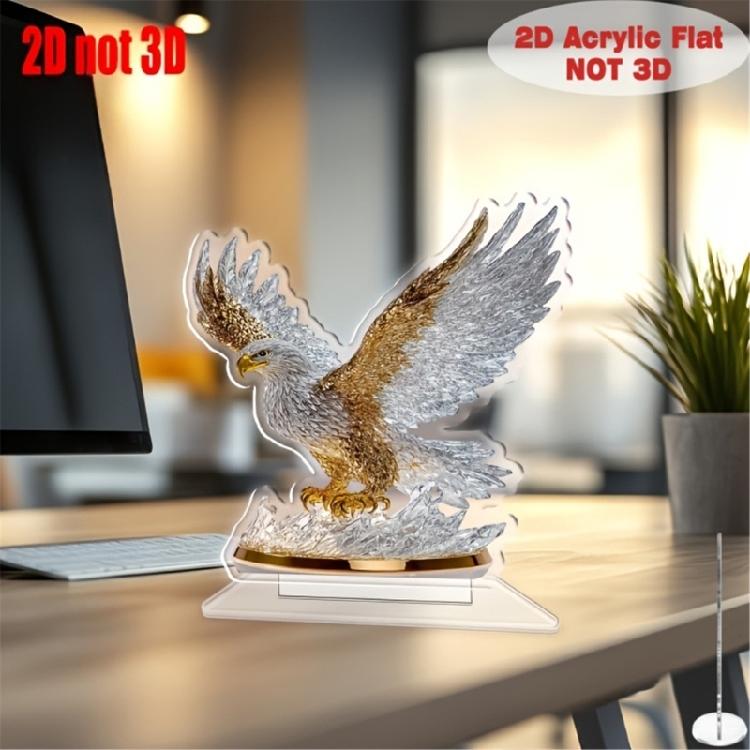 2D-Acryl-Glede-Statuen, Tischdekorationen, Tierfiguren, Skulpturen, Tischornamente für Zuhause und Büro