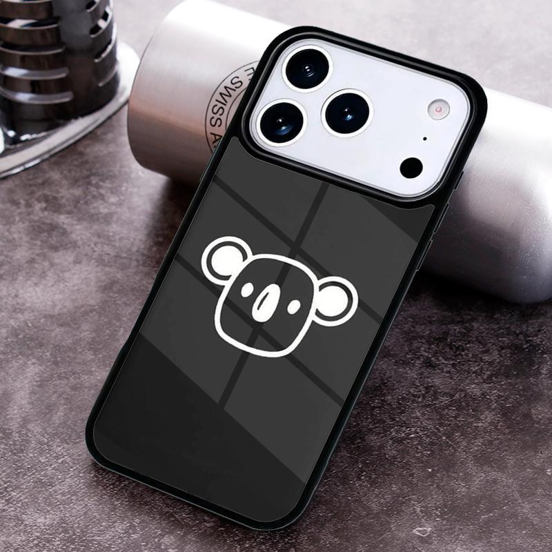 Cute Cartoon Koala TPU Phone Case For iPhone 17 16 15 14 13 12 11 Pro Max Plus 17Air Soft Silicone Cover