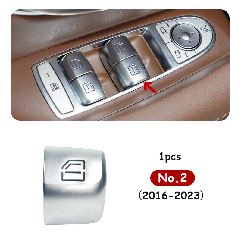 The Car Window Button for Mercedes Benz W213 E-Class E200 E300 E350 E320 Window Regulator Switch Button Electric Control Cover