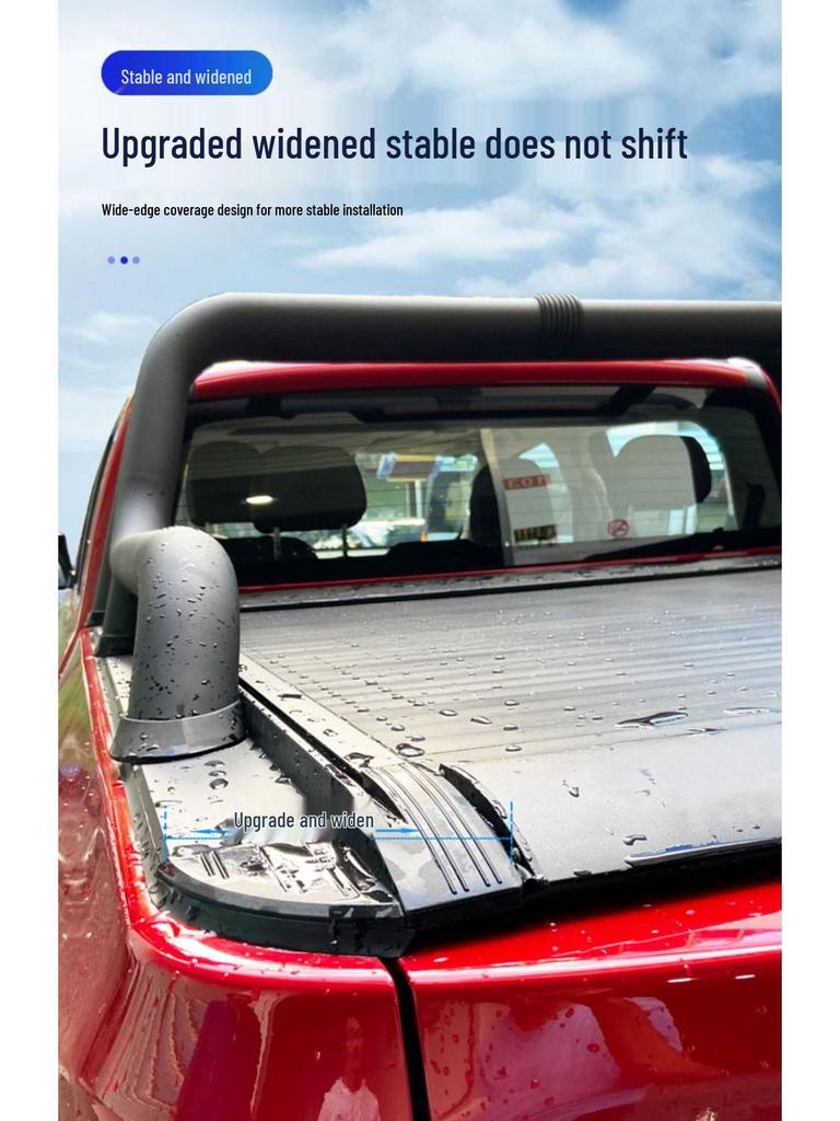 Dodge Ram Tailgate Roller Cover - Electric/Manual Push-Pull Flat Bed Accessory for Pickup Truck Modification