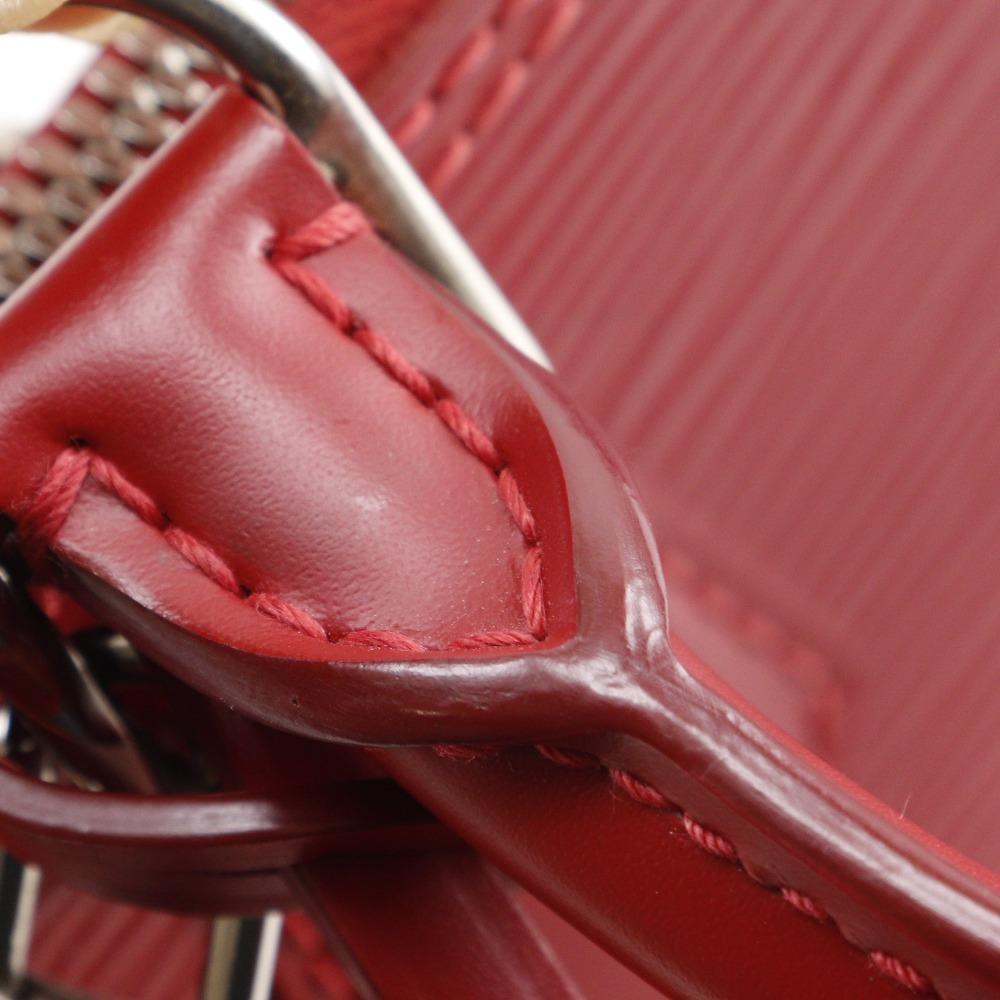 LOUIS VUITTON Alma BB Handbag M41160 2WAYShoulder Red Epi Leather Women Used