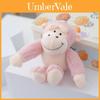 Chaveiro Adorável de Macaco de Pelúcia Brinquedo Animal de Pelúcia Macio Para Mochila ou Chaves