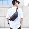 Men's Leather Waist Bag - Retro Fanny Pack, Sling Chest Bum Bag, Crossbody Hip Belt, Casual Fashion, Durable & Stylish