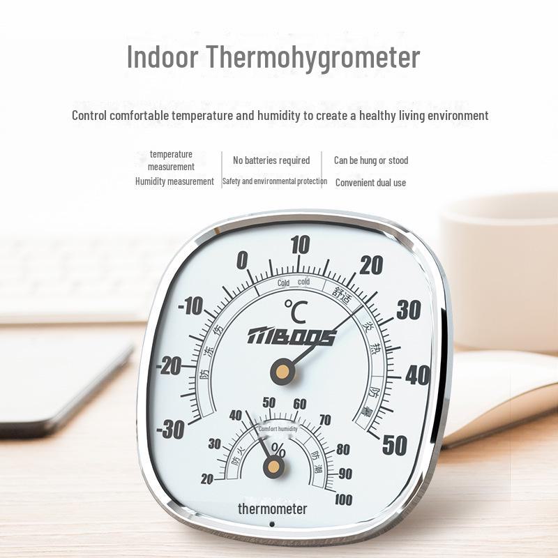 High-Precision Wall-Mounted Indoor Thermometer Hygrometer for Baby Room