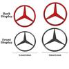 SUG2   Car Interior Steering Wheel Hollow Badge Logo Decor Accessories For Mercedes Benz C180 C200 C260 C300 W108 W124 W126