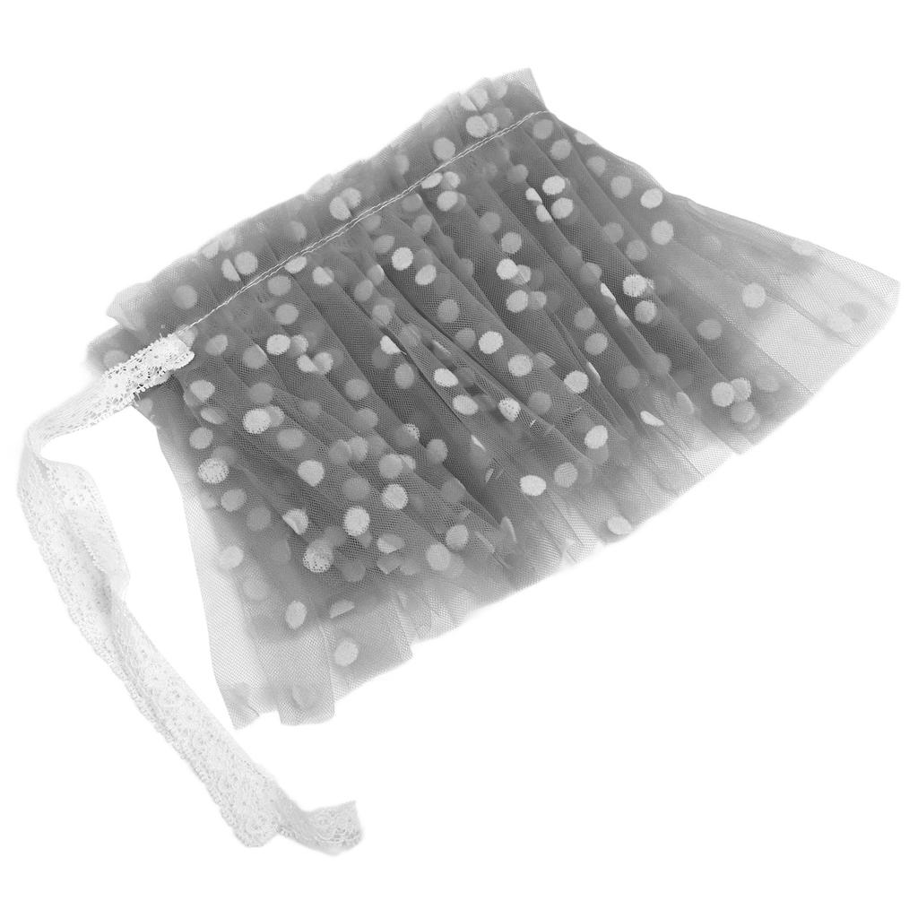 Baby Photography Mesh Skirt Soft Cute Newborn Photo Prop Princess Dress with Crown for Toddler Girls