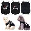 Cute Summer Dog Vest I Love My Mommy/Daddy Sleeveless Puppy T-Shirt Casual Breathable Small Dogs Pullovers for Small Medium Dog