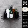 No-Drill Corner Bathroom Storage Shelf - Wall-Mounted Vanity Organizer Rack