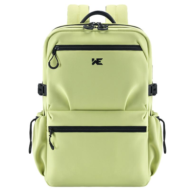 

Cross-Border Lightweight Multifunctional Laptop Backpack: Large-Capacity, Comfortable, Load-Reducing for Business, Travel, and School 18L яблочный зеленый