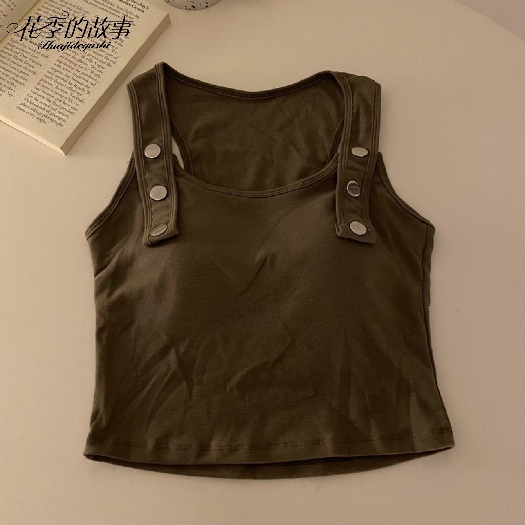 

Футболки с квадратным воротником, без рукавов, женские сексуальные майки для девочек, жилет Y2K, одежда для уличных вечеринок M