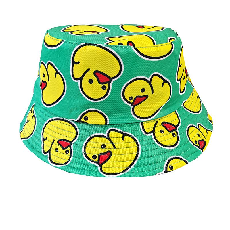 Creative Unisex Double-Sided Cotton Bucket Hat – Versatile Outdoor Sun Protection Accessory