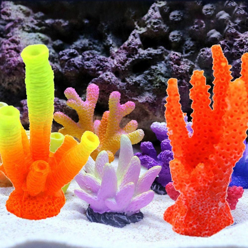 Artificial Lifelike Underwater Simulation Aquatic Ornament Coral Reef Sea Coral Aquarium Plants