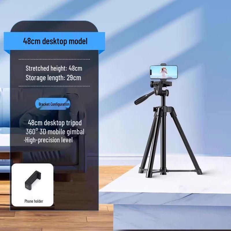 2026 Multi-Functional Smartphone Holder & Fill Light for Live Streaming, Photography, and Video Selfies