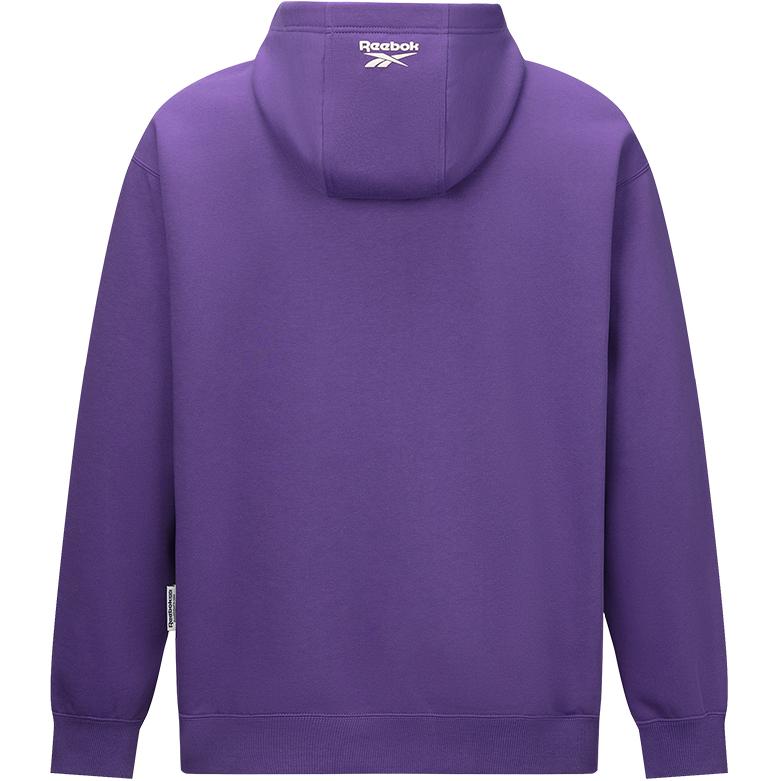 Reebok Fashionable Casual Comfortable Hoodie Unisex Hoodies Deep-Purple 24FRM301UGP4