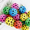1PCS Moon shaped porous elastic ball for children indoor and outdoor decompression super elastic ball fun children's gift reward