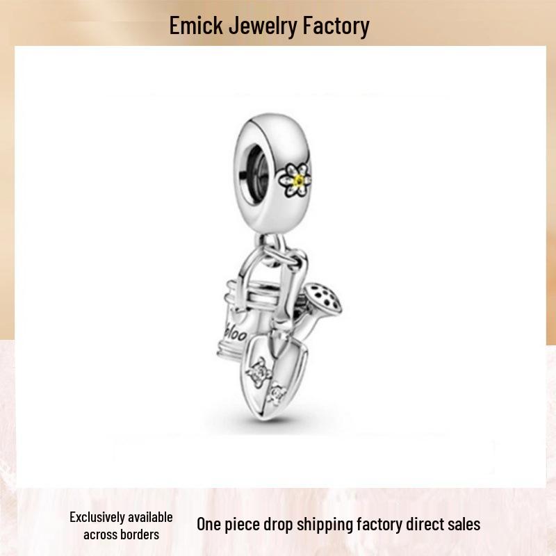 Original Beaded Panjia DIY Pendant - Disney Rainbow & Lavender Style