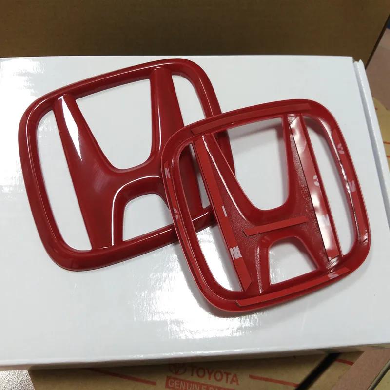AAADK1 ABS Auto Steering Wheel Trunk Emblem Front Grille Logo For Honda Civic 2019 2018 2017 2016 Car Styling Decoration Accessories