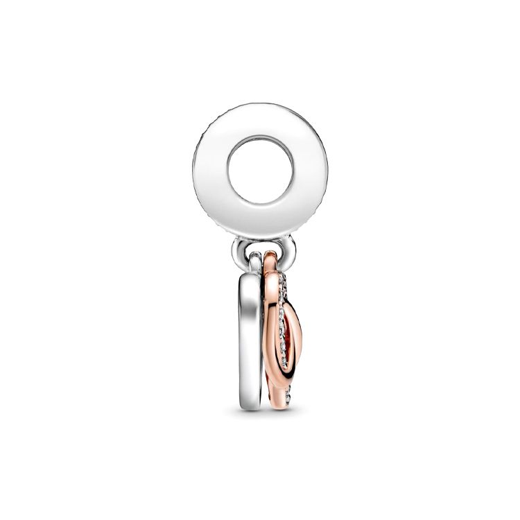 Pandora Infinite Heart Shaped Sparkling Pendant Women Pendant Pink 788878C01