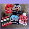 Cute Elk Snowman Santa Claus Pattern Christmas Theme Warm Knitted Hat For Adults Warm Winter Holiday Fashion
