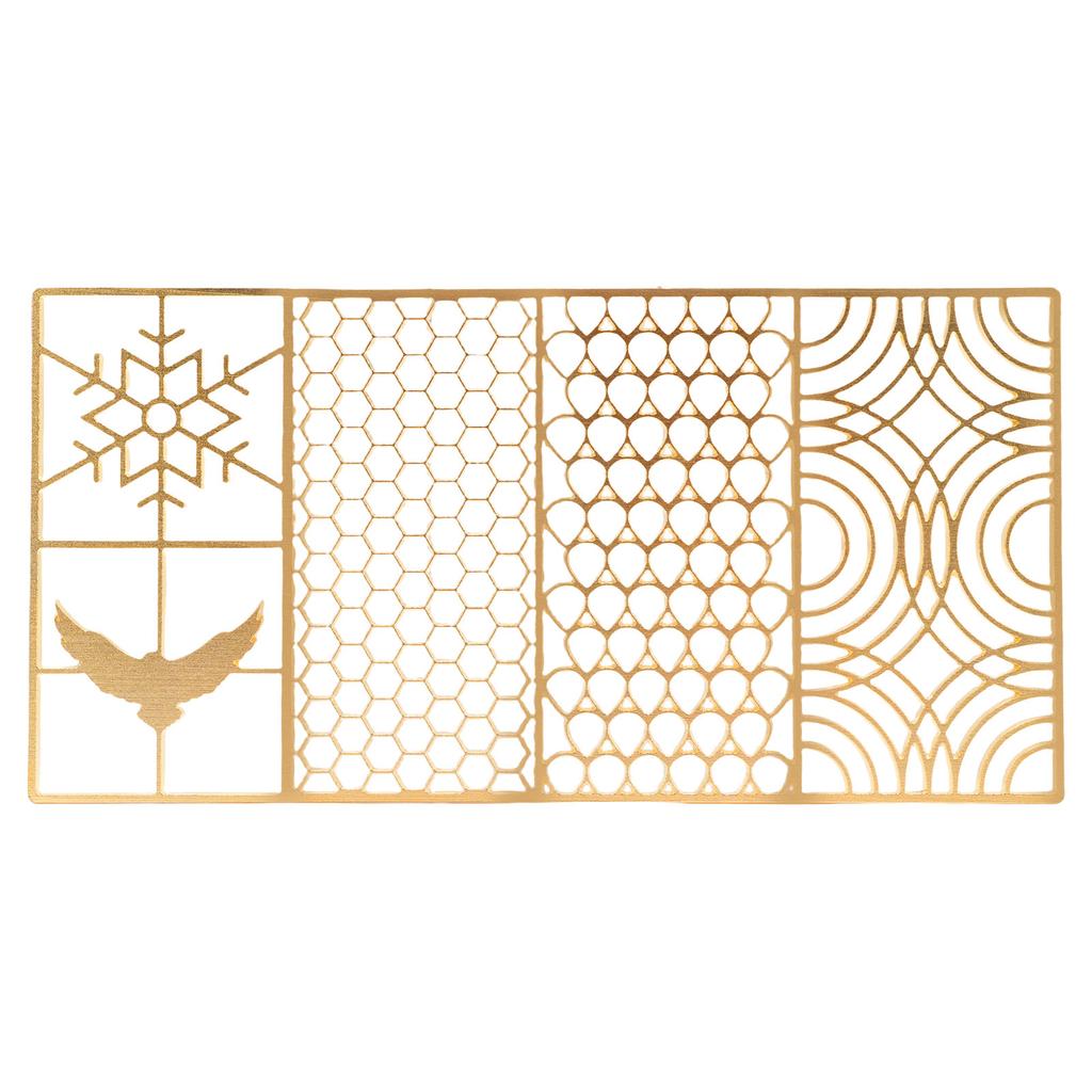 Transparent Ice Stamp Tray Copper Ice Cube Stamp Fast Patterns for Bartender Accessories For Cocktail Lovers Professional Barte